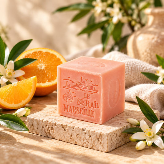 Cube de savon de Marseille 150g - Fleur d'oranger
