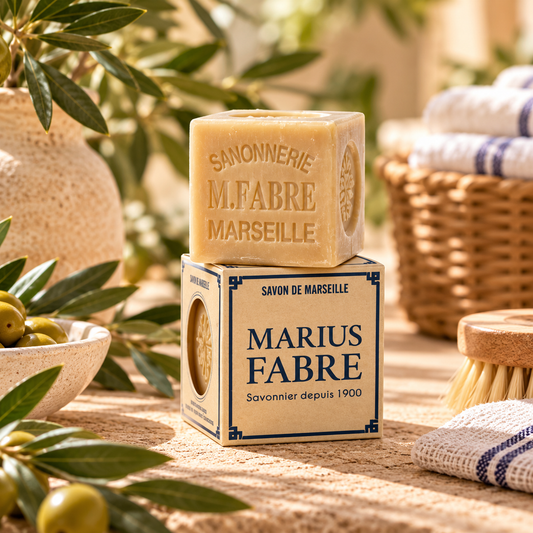 Savon de Marseille BEIGE 200g - EN BOITE